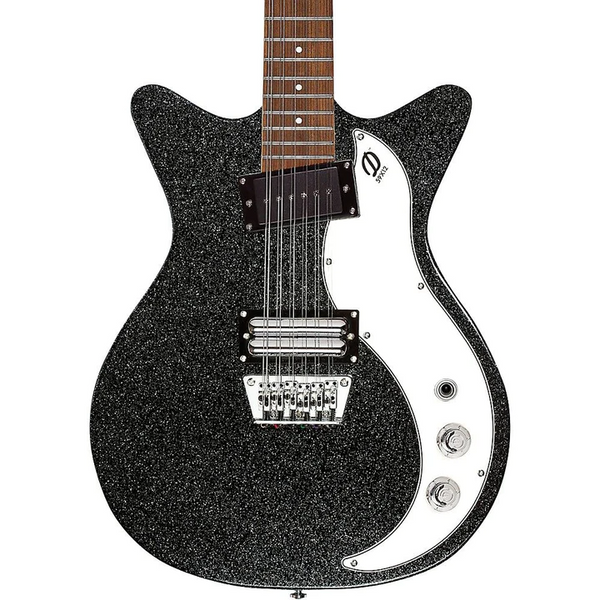 Danelectro 59X12 Black Metalflake 12 String Guitar