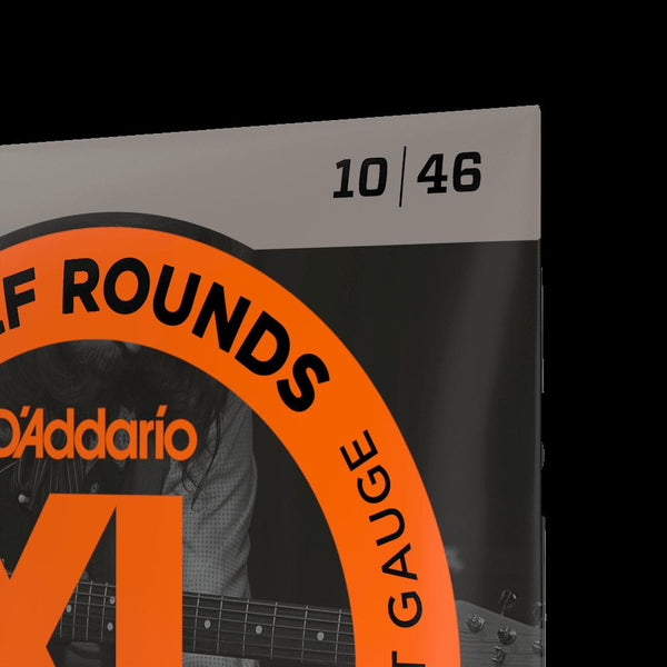 D'Addario EHR310 Half Round Electric Guitar Strings, Regular Light, 10-46