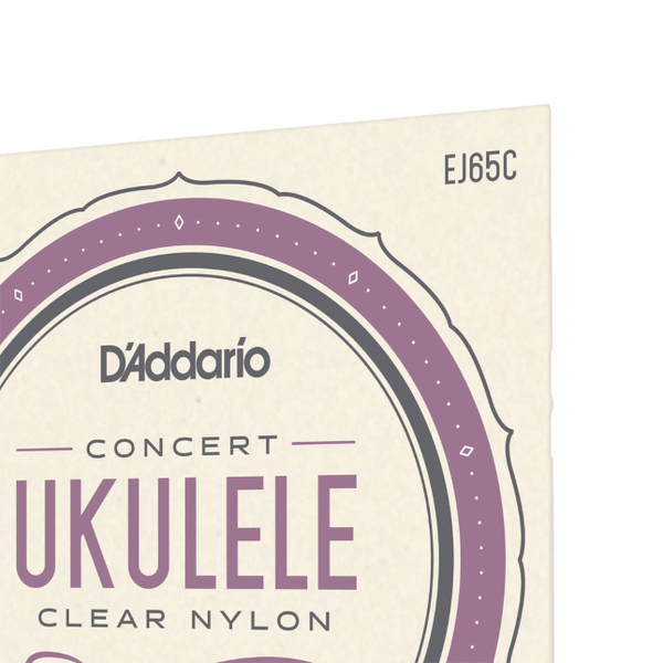 D'Addario EJ65C Pro-Arté Custom Extruded NylonUkulele Strings, Concert