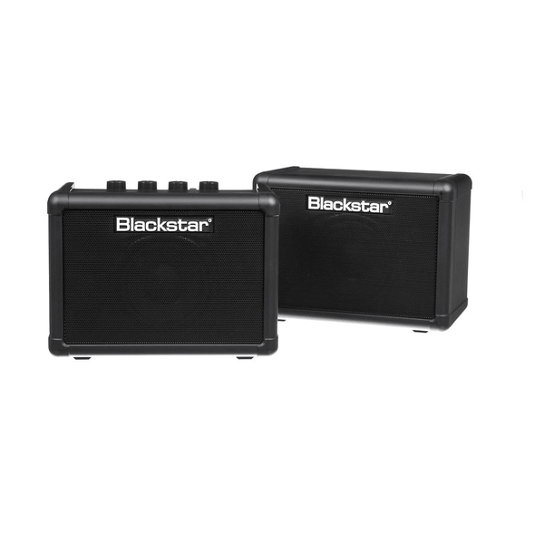 Blackstar FLY 3 Stereo Pack - Battery-Powered Mini Guitar Amp, Extension Cabinet & Power Supply (Black)