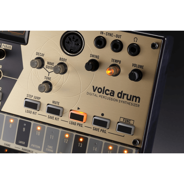 Korg Volca Drum Physical Modeling Drum Synthesizer and PA-100 Volca AC Power Adapter Bundle
