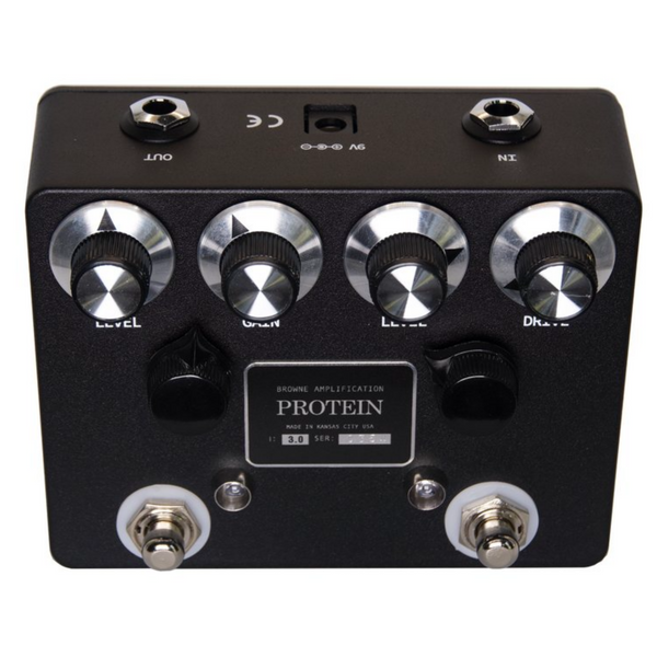 Browne Amplification Protein  v3 dual overdrive, Black