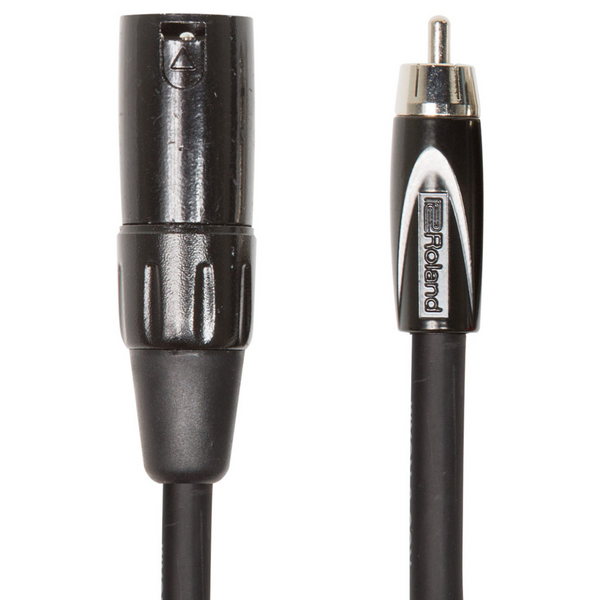 Roland Black Series Interconnect Cable - XLR male to RCA