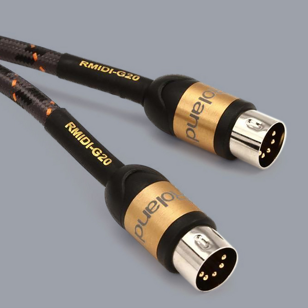 Roland RMIDI-G20 Gold Series MIDI Cable, 20FT