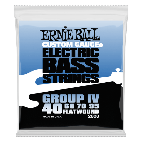 Ernie Ball Flatwound Group IV Electric Bass Strings - 40-95 Gauge