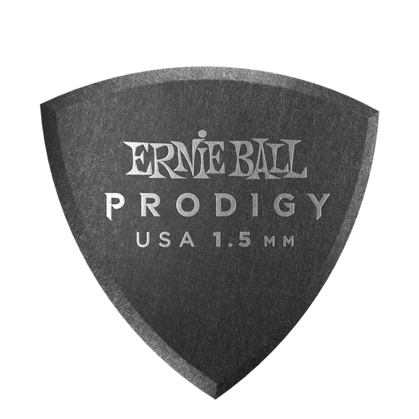 Ernie Ball 1.5MM BLACK SHIELD PRODIGY PICKS 6-PACK