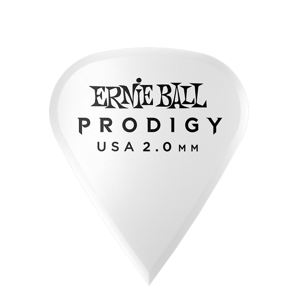 Ernie Ball 2.0MM WHITE SHARP PRODIGY PICKS 6-PACK