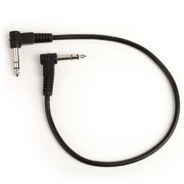 Strymon 1/4" TRS Male Right-Angle to 1/4" TRS Male Right-Angle Cable, 1.5' Long