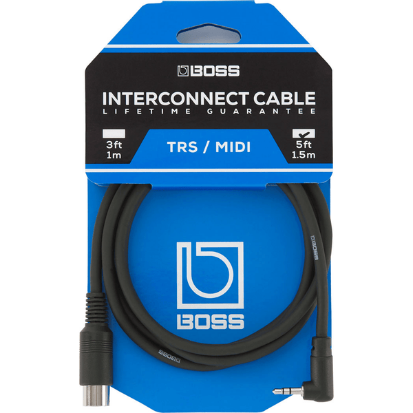 Boss TRS / Midi Interconnect Cable 5FT
